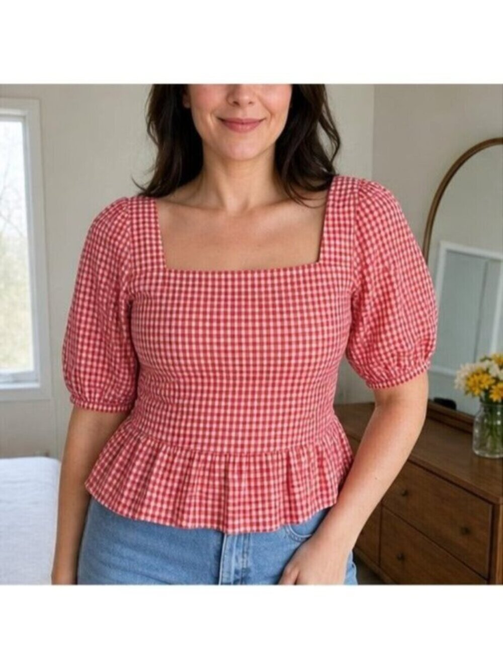 Lilac Smocked Top - Picture 2 of 6